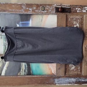 Alyx Gray Midi Pencil Skirt Stretchy Jersey Fabric Size XL